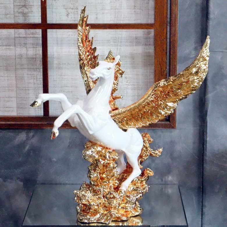 マリー ユニコーン ペガサス 馬のオブジェ ゴールド 決済差額用(2)