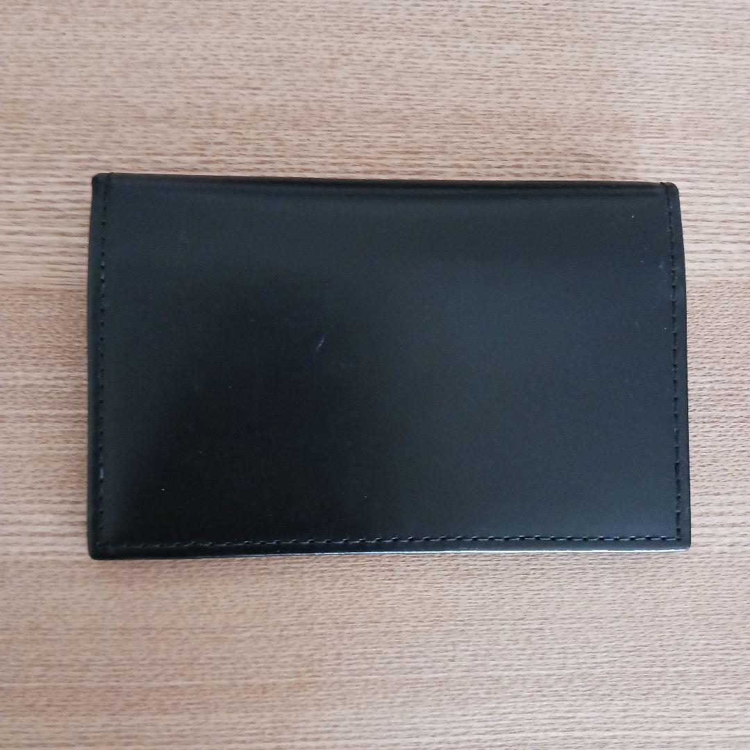 ETTINGER ブラック レザー 名刺入れ