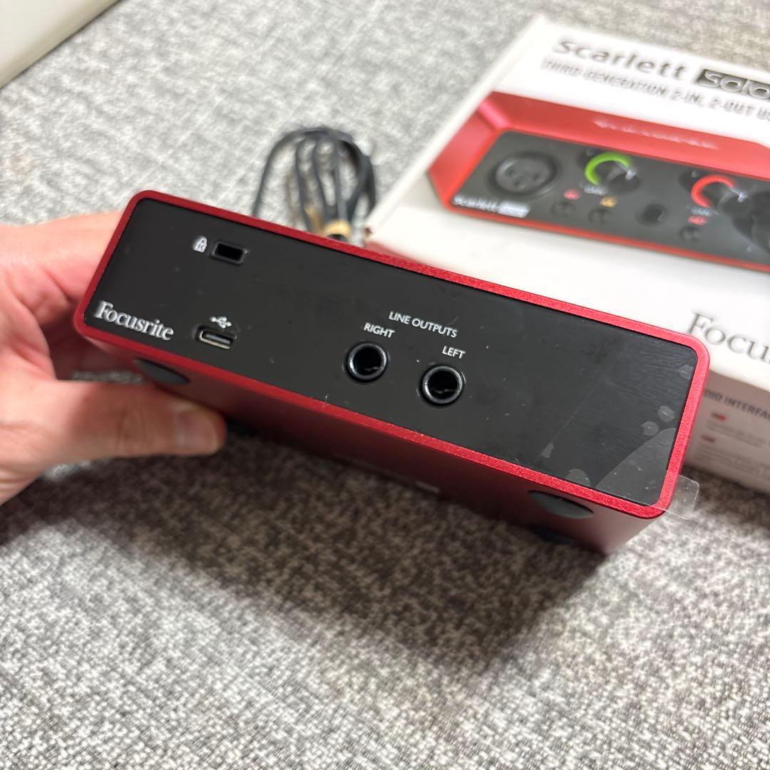 DTM・DAW Scarlett Solo(gen3)