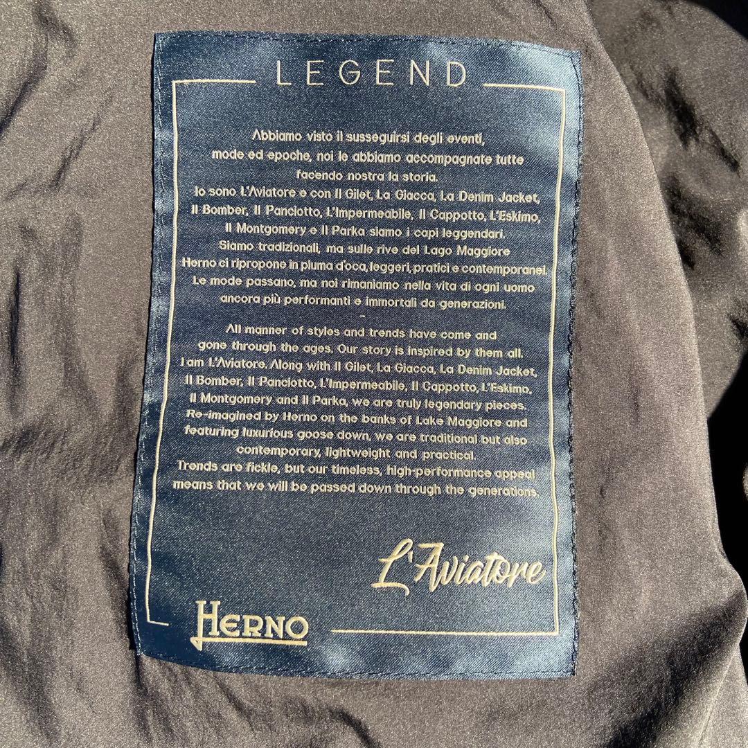 ヘルノ ラビアトーレ ダウン ボンバージャケット MA-1型