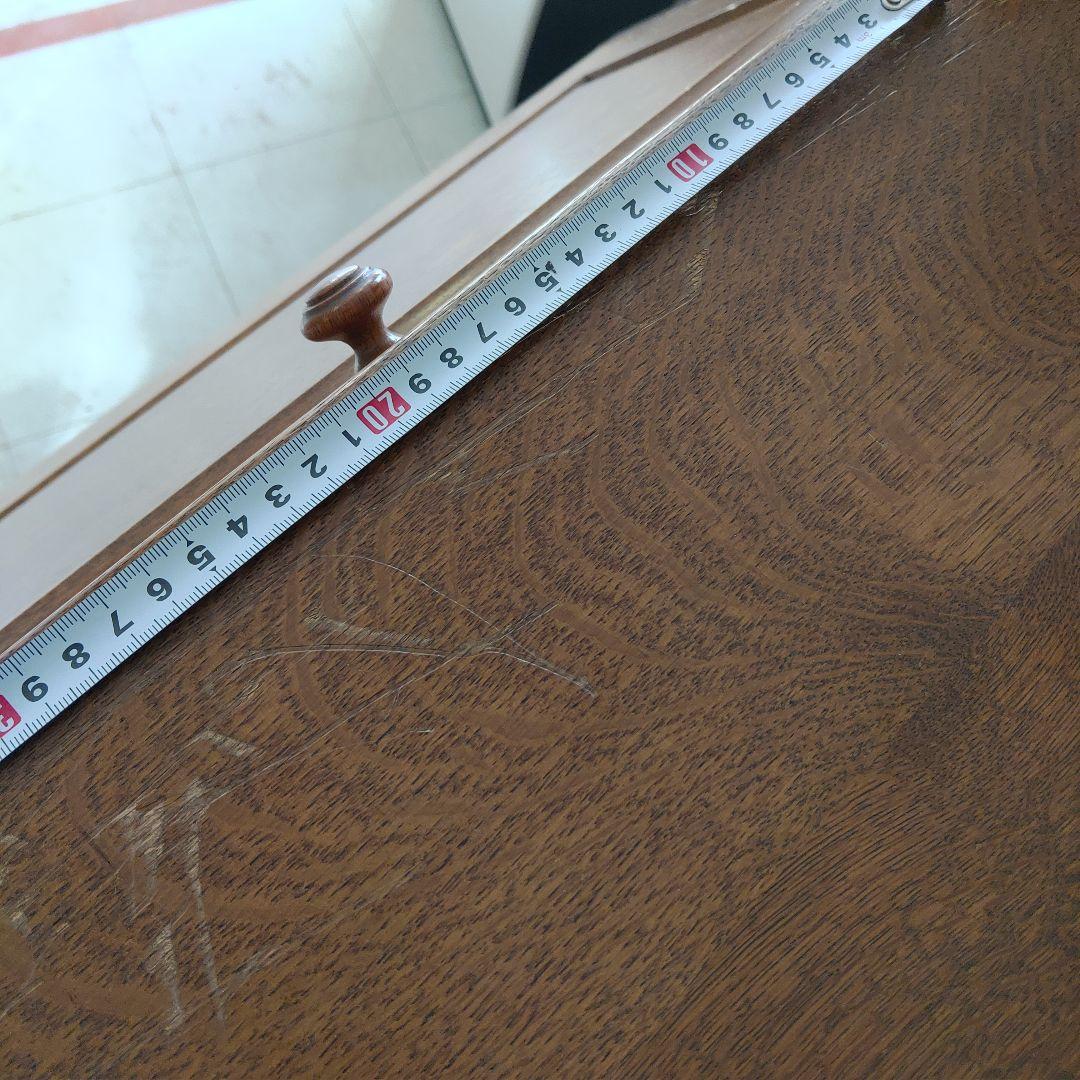 蝦夷民芸家具 ライティングデスク ナラ材 えぞ民芸 ライティングビューロー