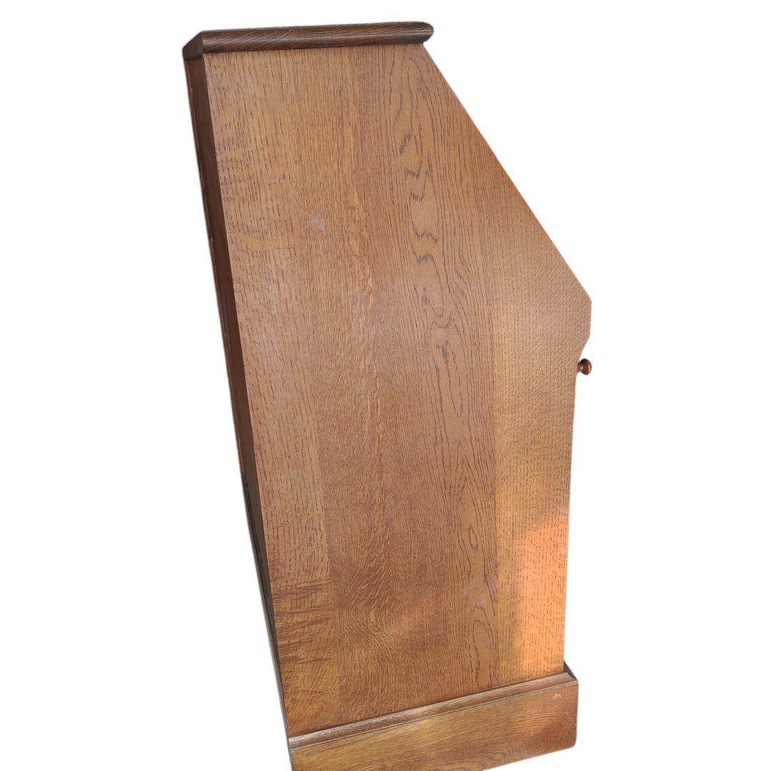 蝦夷民芸家具 ライティングデスク ナラ材 えぞ民芸 ライティングビューロー