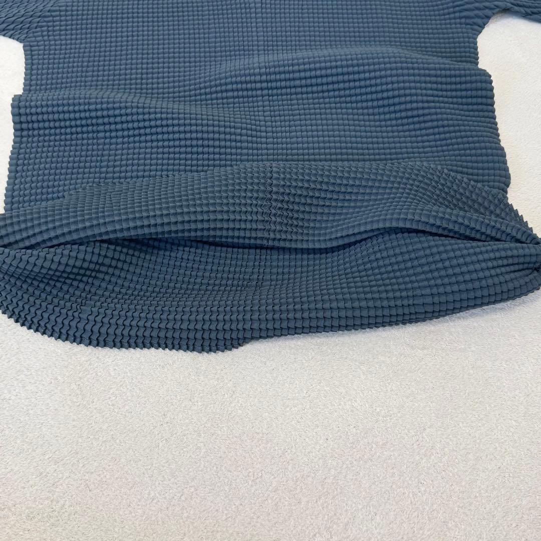 極美品✨ISSEY MIYAKE プリーツ　グリーン　オーバーサイズ　長袖