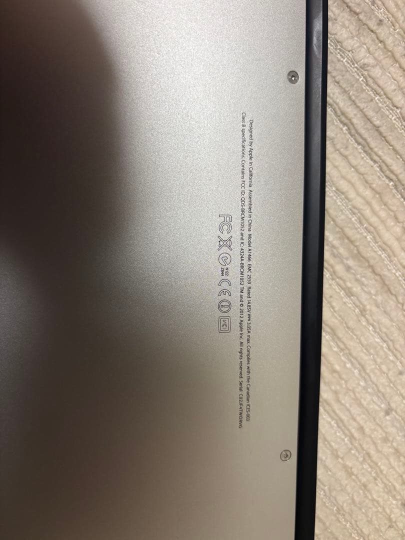 Apple MacBook Air シルバー 充電器付き