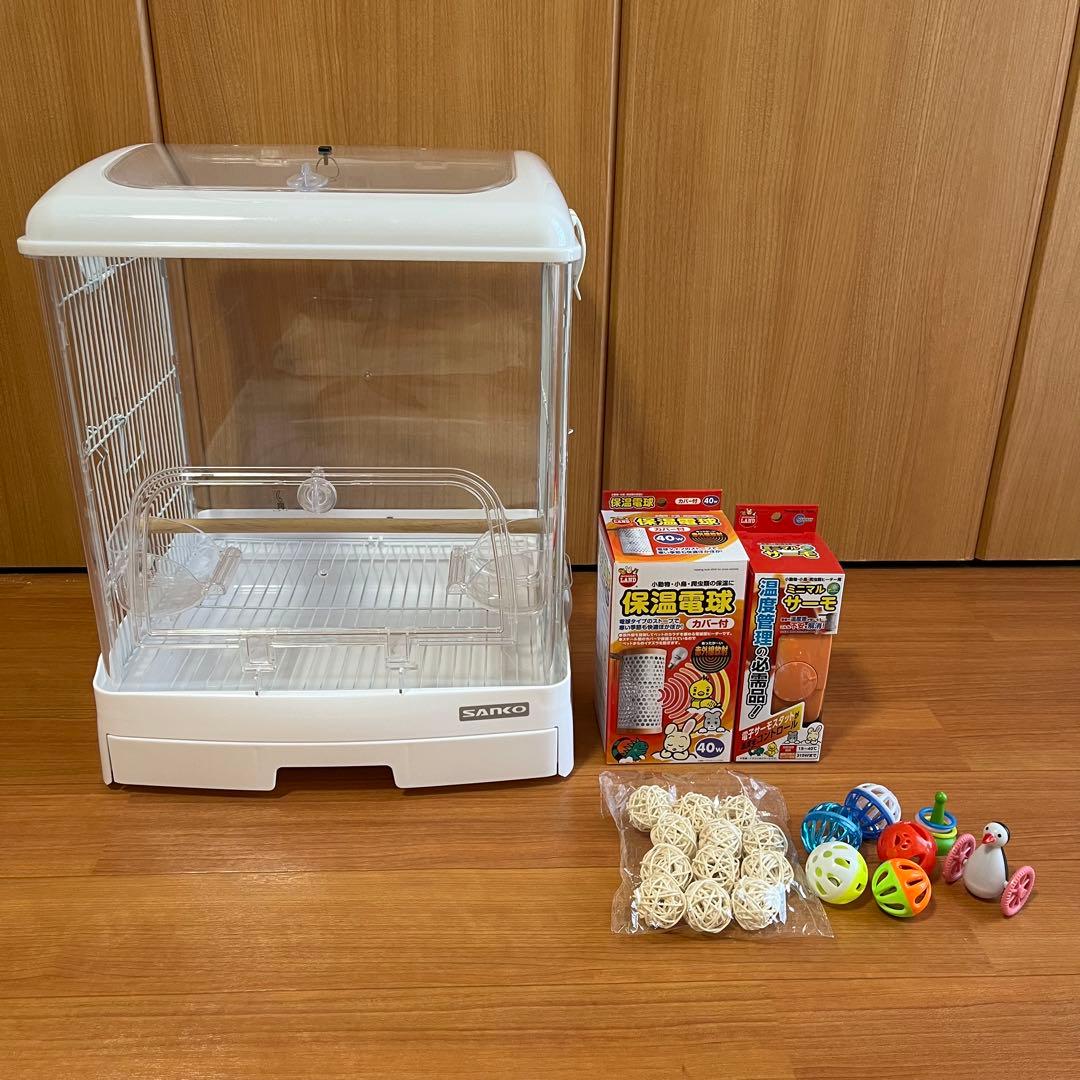 鳥かごセット　サンコー　クリアバード35