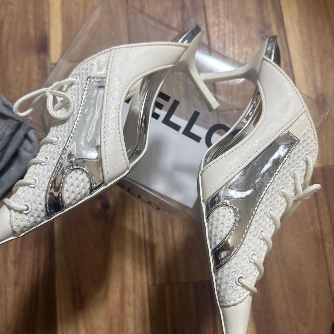 YELLOW スニーカーヒール 靴下セット