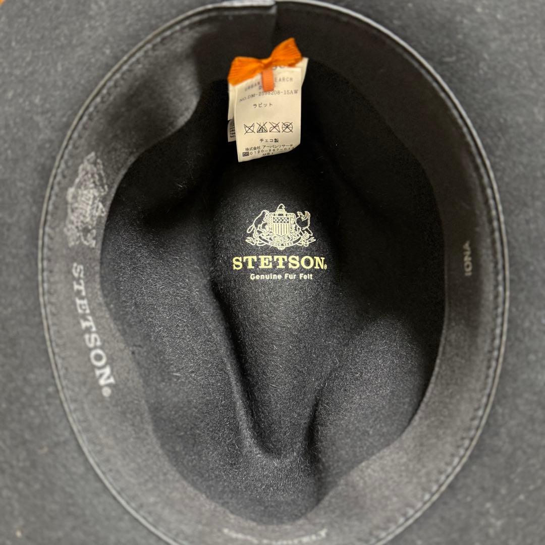 新品 訳あり STETSON IONA ラビットファー フェルトハット