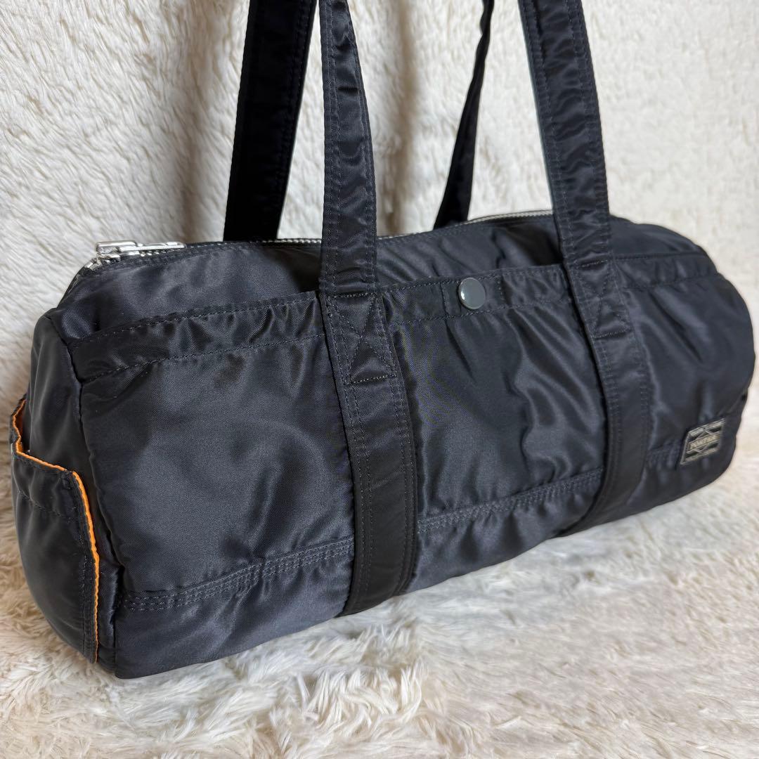 極美品　PORTER　ポーター　タンカー　ミニボストンバッグ　Lサイズ　ブラック