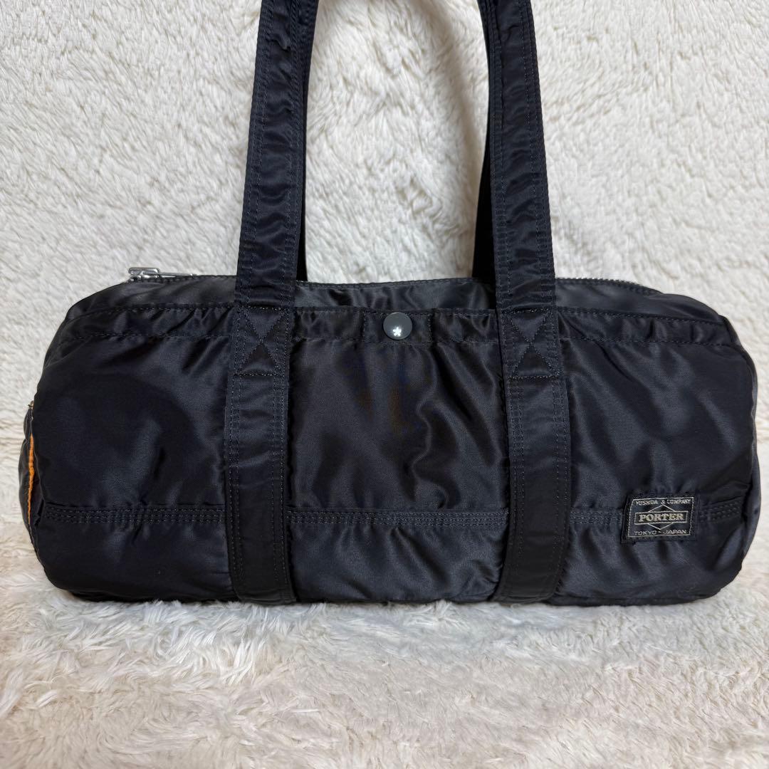 極美品　PORTER　ポーター　タンカー　ミニボストンバッグ　Lサイズ　ブラック