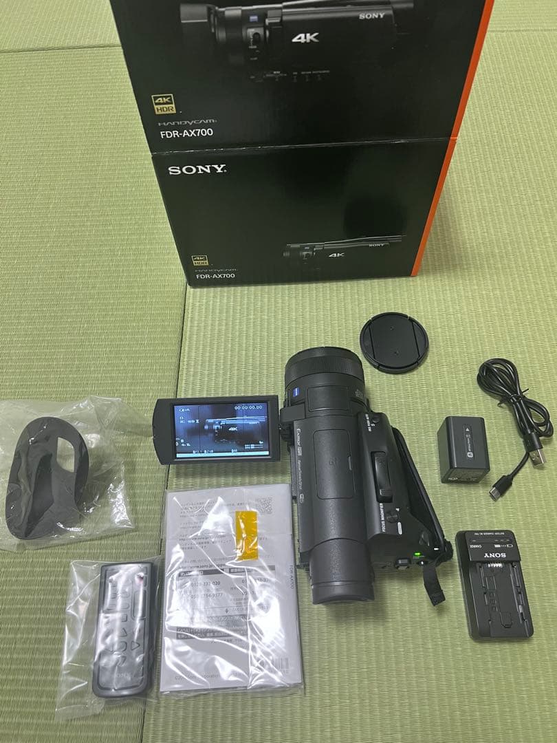 Sony FDR-AX700 4Kビデオカメラ 本体