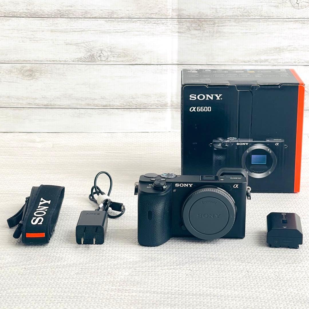 【美品・シャッター5642回】SONY α6600 ボディ ミラーレス一眼カメラ