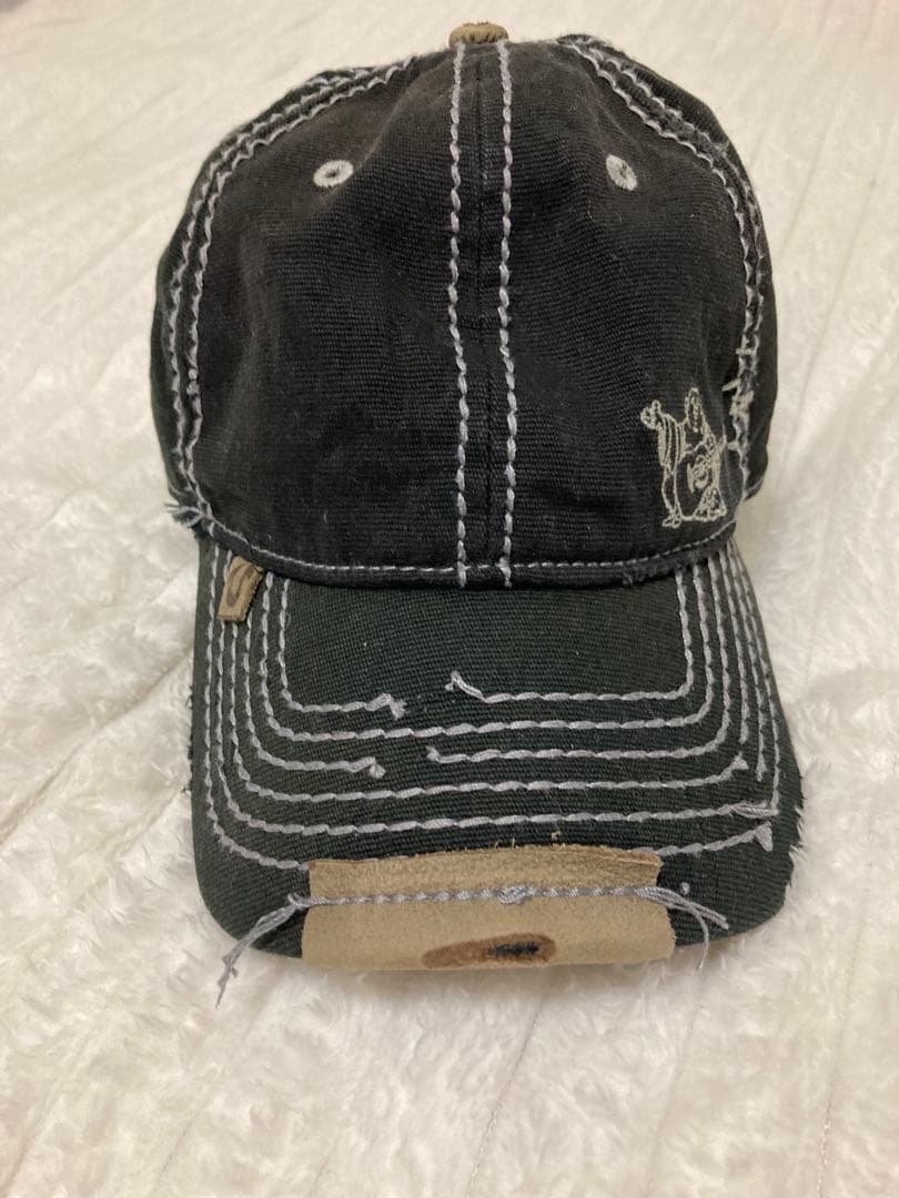 もんすろーんTrue Religion トゥルーレリジョン キャップ 黒