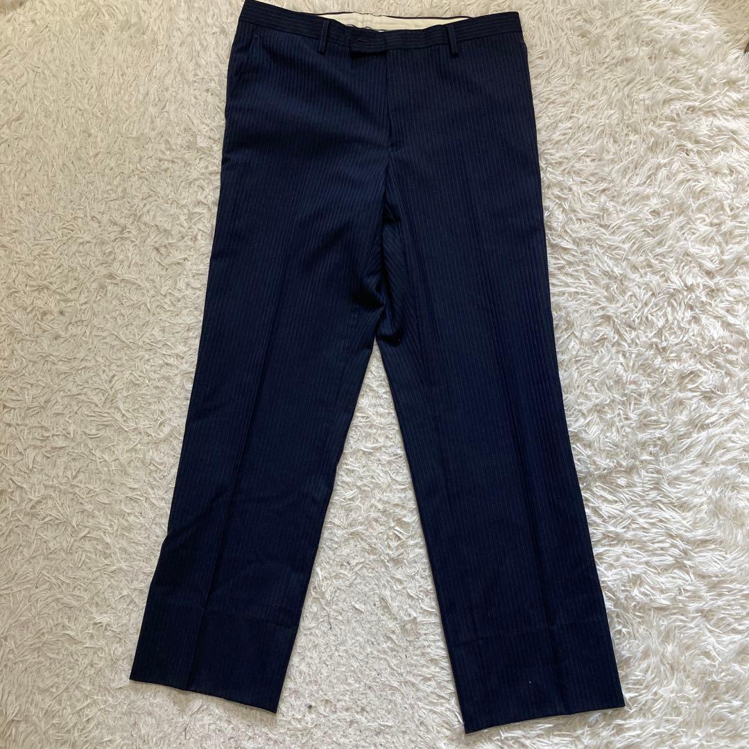 オリヒカ スーツ セットアップ 3ピース 2XL ネイビー ストレッチ