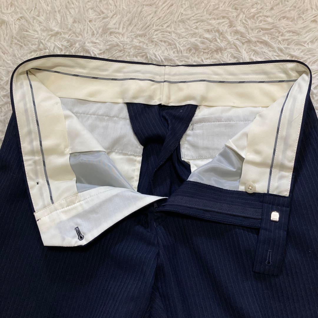 オリヒカ スーツ セットアップ 3ピース 2XL ネイビー ストレッチ