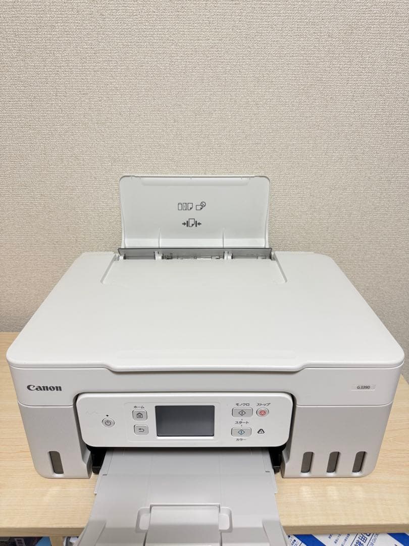 Canon G3390プリンター　プリントヘッド&メンテナンスカートリッジ交換済