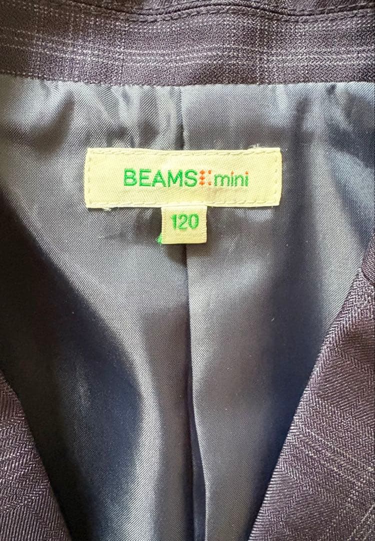 ビームスミニ120　男の子フォーマル4点セット