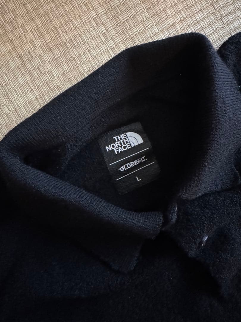 専用出品　THE NORTH FACE ブラックニットポロシャツ
