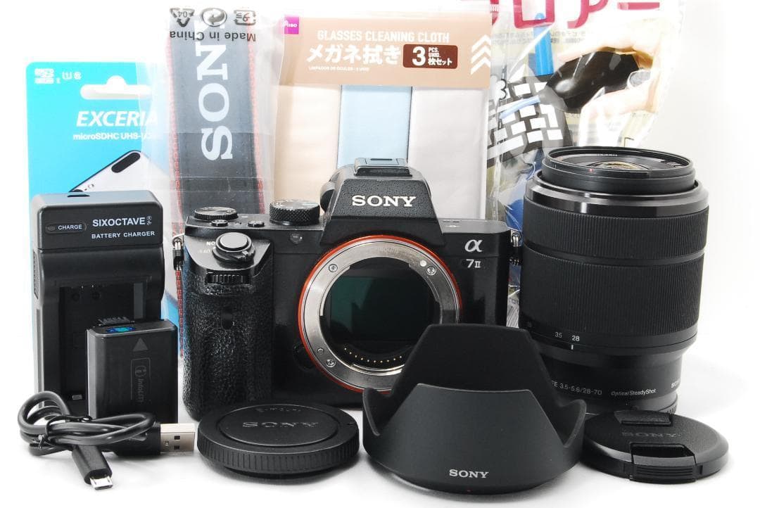 ❤ソニー α7Ⅱ a7ⅱ ミラーレスカメラ スマホ転送 SONY