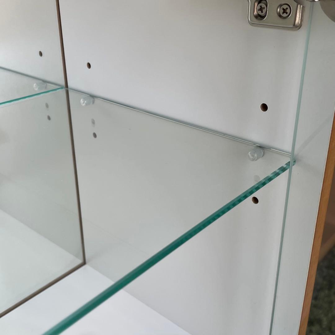 美品⭐️東谷　PT-612 ナチュラル　ガラスケース　ディスプレイケース