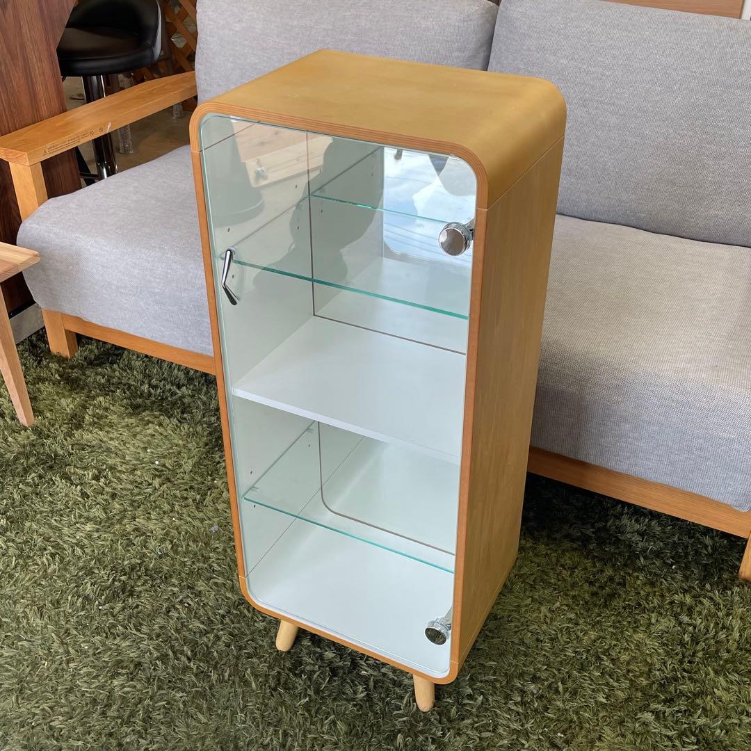 美品⭐️東谷　PT-612 ナチュラル　ガラスケース　ディスプレイケース