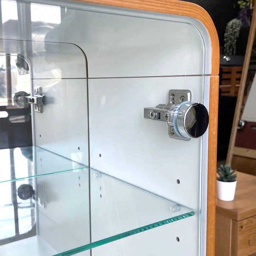 美品⭐️東谷　PT-612 ナチュラル　ガラスケース　ディスプレイケース