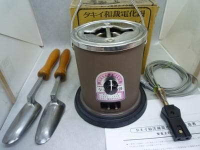 美品　タキイ和裁電化鏝　和裁こて　 和裁コテ　タキイ製　鏝２本付