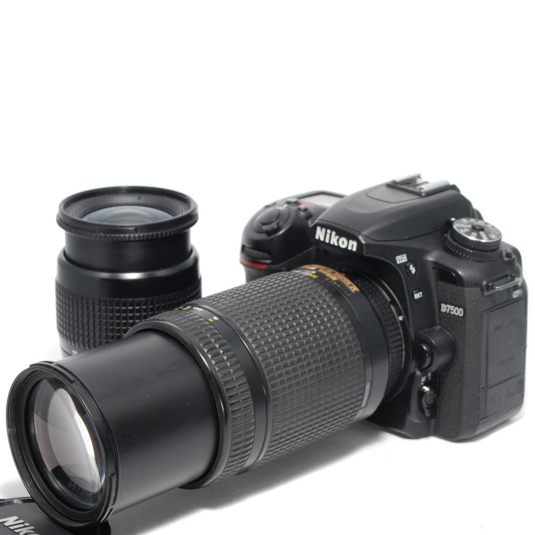 ✨Nikon D7500✨Wレンズ✨超望遠300mm✨高速連射✨一眼レフ