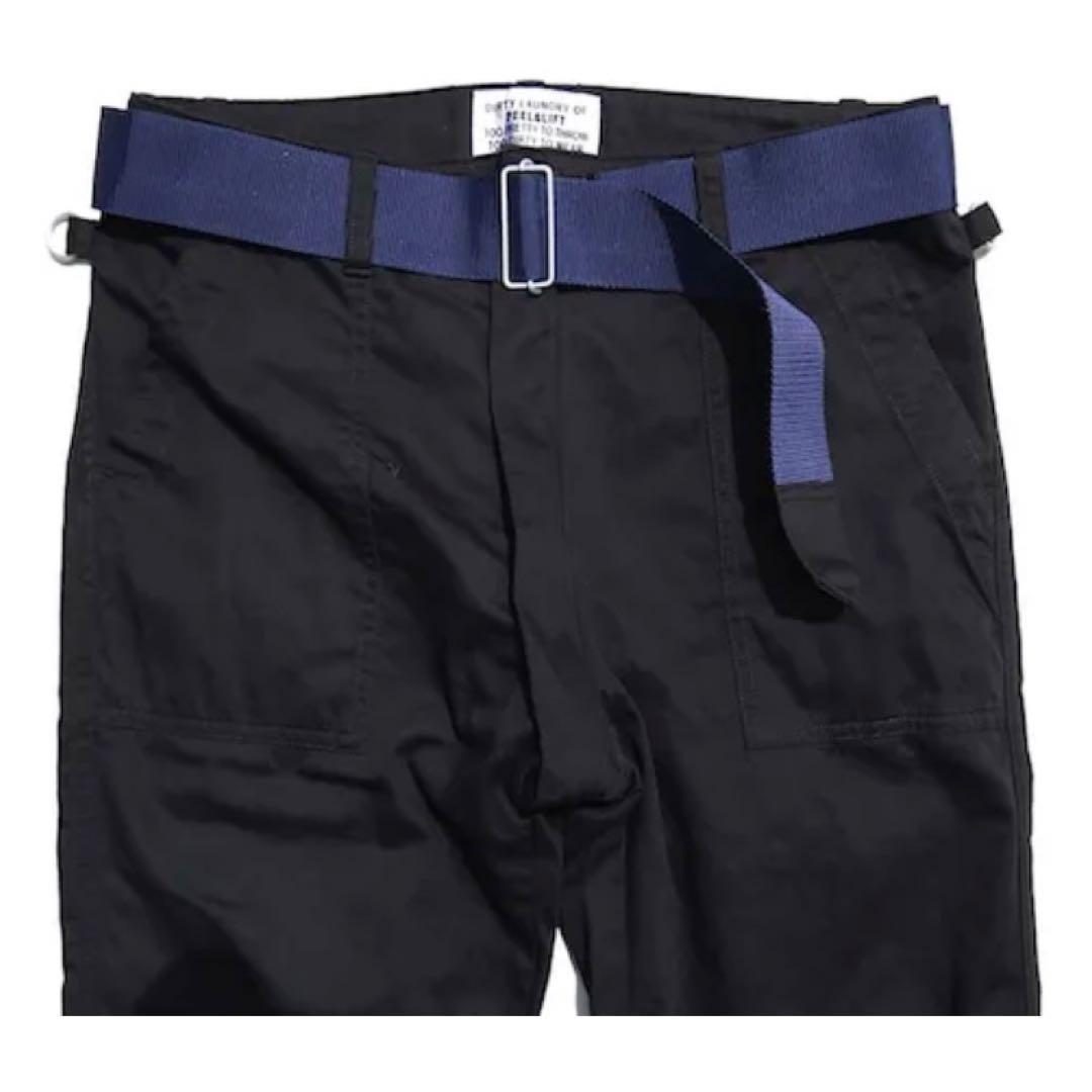 PEEL&LIFT 黒 L bondage trousers modern