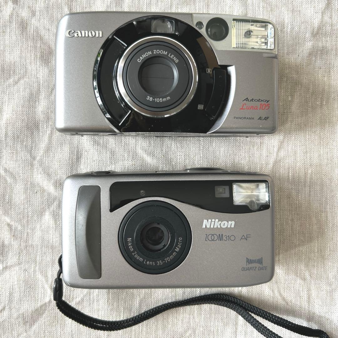 Canon オートボーイLuna 105 & Nikon ZOOM 310 AF