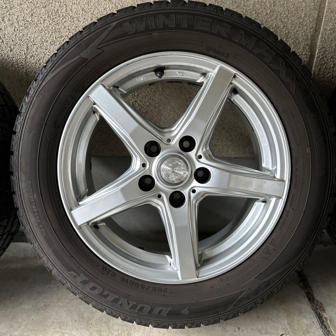 DUNLOP スタッドレスタイヤアルミホイールセット205/60R 16