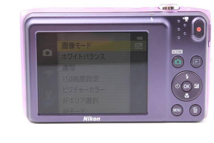 ニコン Nikon COOLPIX S3500 パープル SDカード付き