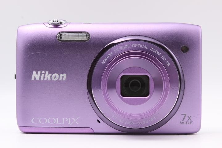 ニコン Nikon COOLPIX S3500 パープル SDカード付き
