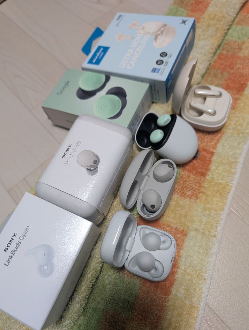 ワイヤレスイヤホン SONY Google Soundcore バラ可