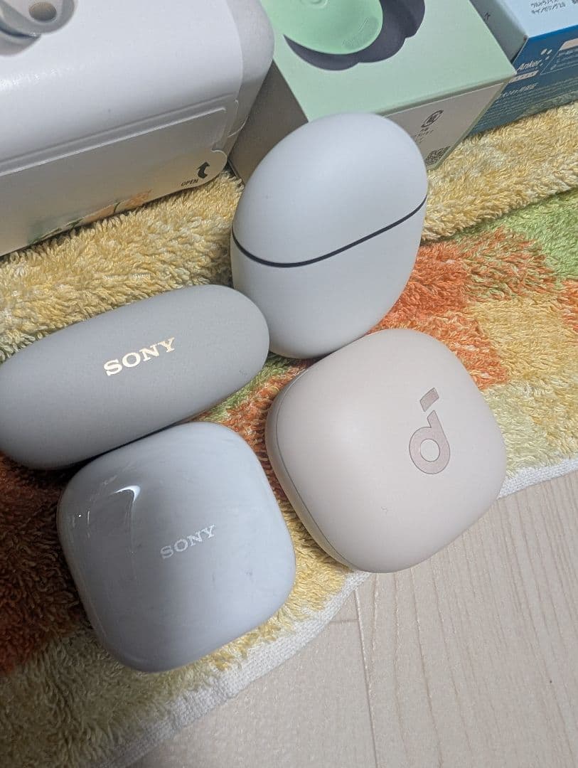 ワイヤレスイヤホン SONY Google Soundcore バラ可