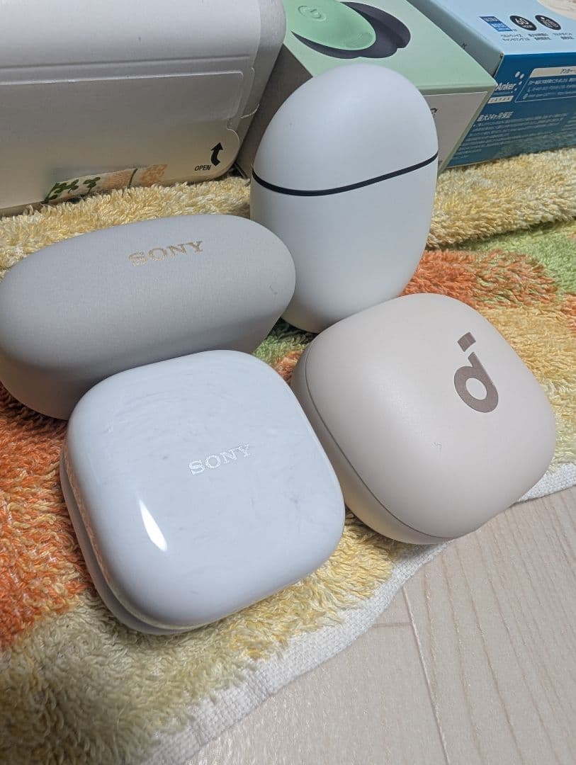 ワイヤレスイヤホン SONY Google Soundcore バラ可