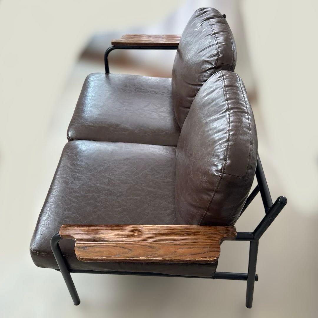 2/9まで_ソファー2人掛け ヴィンテージ インダストリアル ブルックリン 北欧