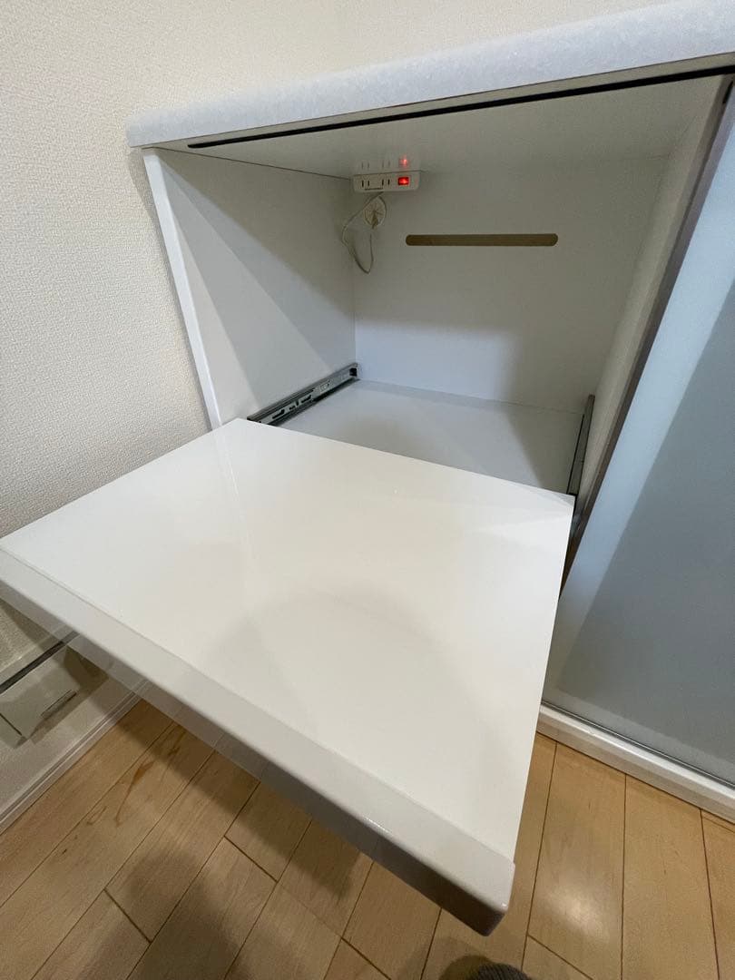 最終値下げ　ニトリ キッチンカウンター リーフ120CT 食器棚　白色