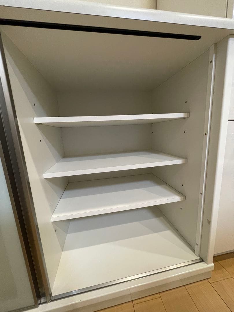 最終値下げ　ニトリ キッチンカウンター リーフ120CT 食器棚　白色