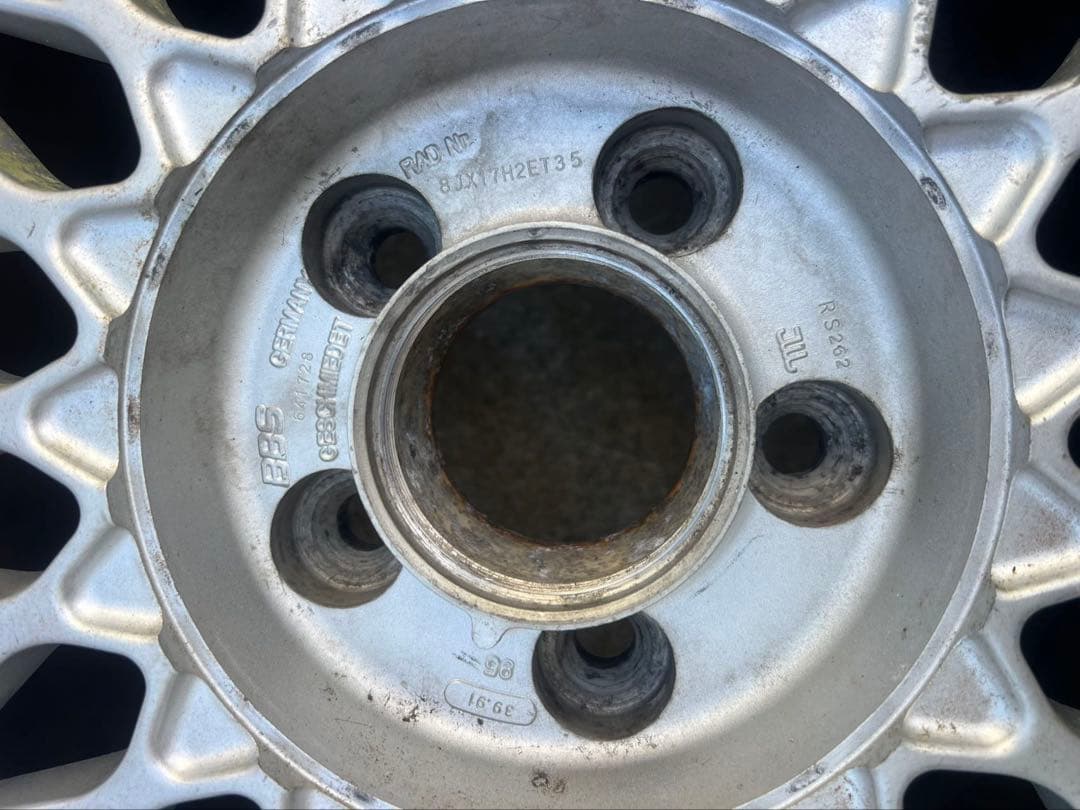 【希少】 BBS RS RS262 8Jx17H2ET35 4本