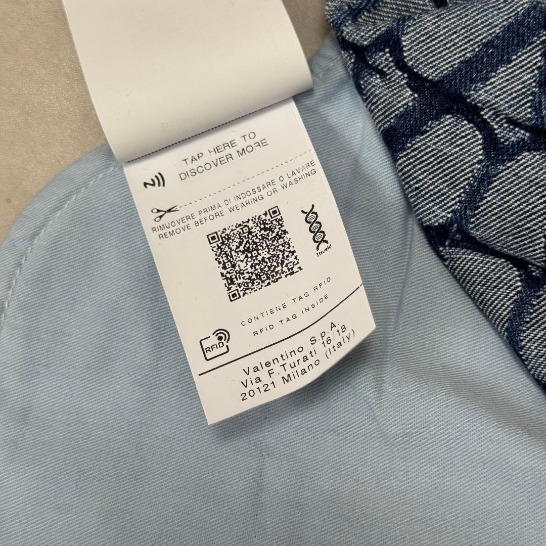 VALENTINO ヴァレンディノ　トワルイコノグラフ デニム　ショートパンツ