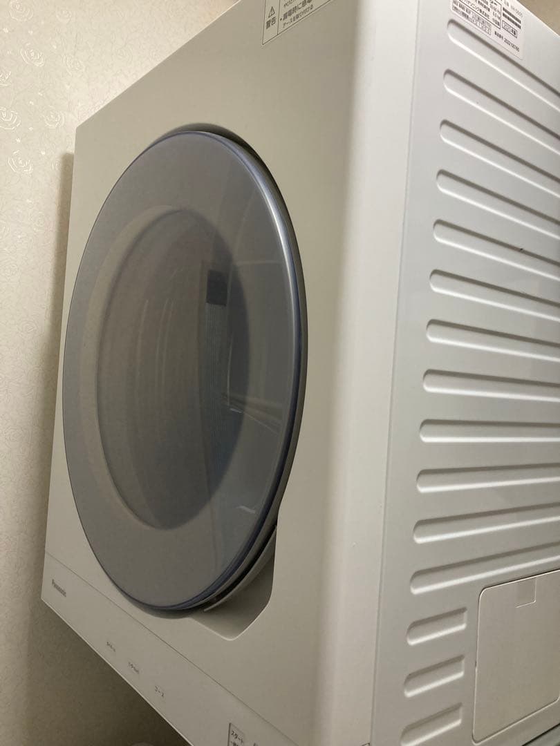 美品☆Panasonic 衣類乾燥機NH-D605-W ホワイト