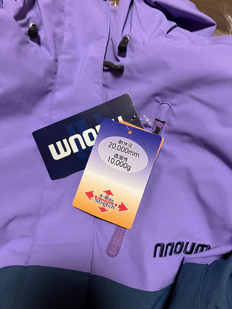 試着のみ NNOUM スキー スノーボード ウェアセット レディース