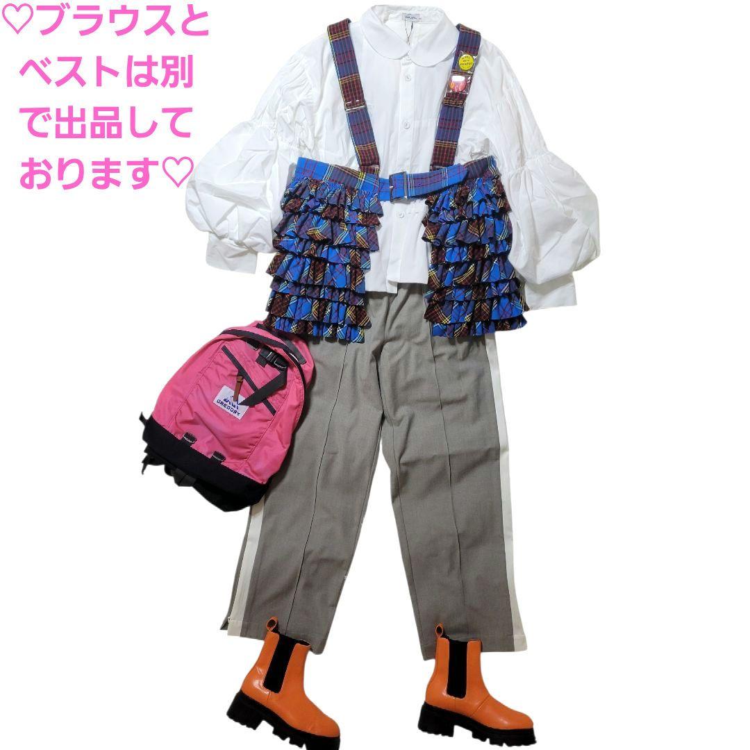 ♡2025winter♡トーマスマグパイ♡ストレッチ ライン パンツ グレー