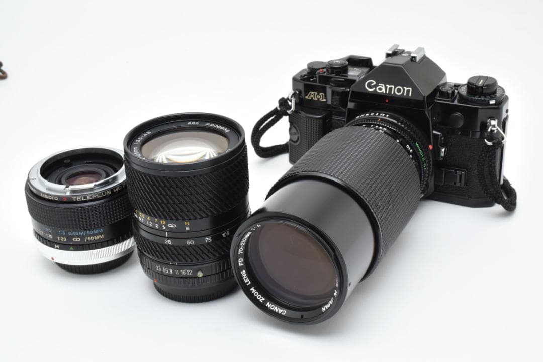 【完動品】Canon A-1 & 美品New FD 70-210mm 豪華セット