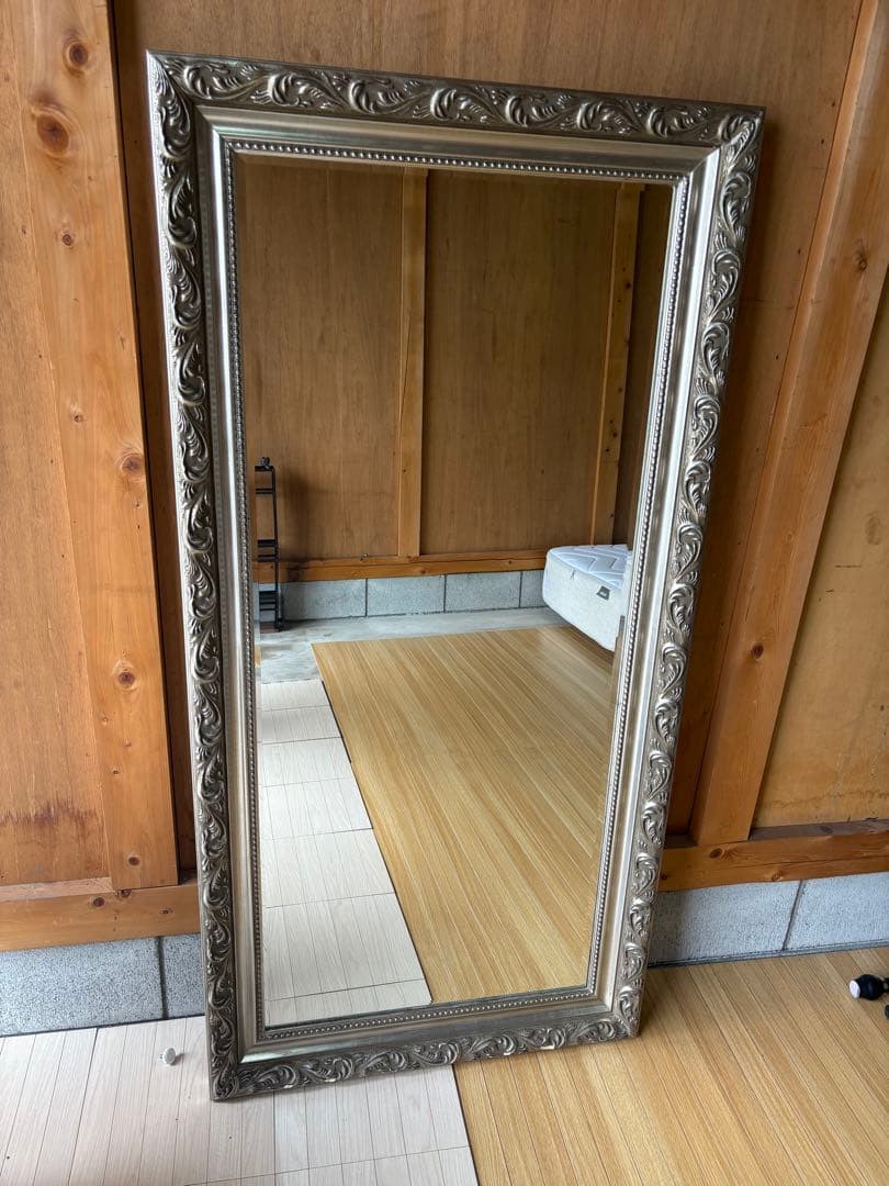 【引取限定】全身鏡 アンティーク調 ミラー 大型 ヴィンテージ バロック
