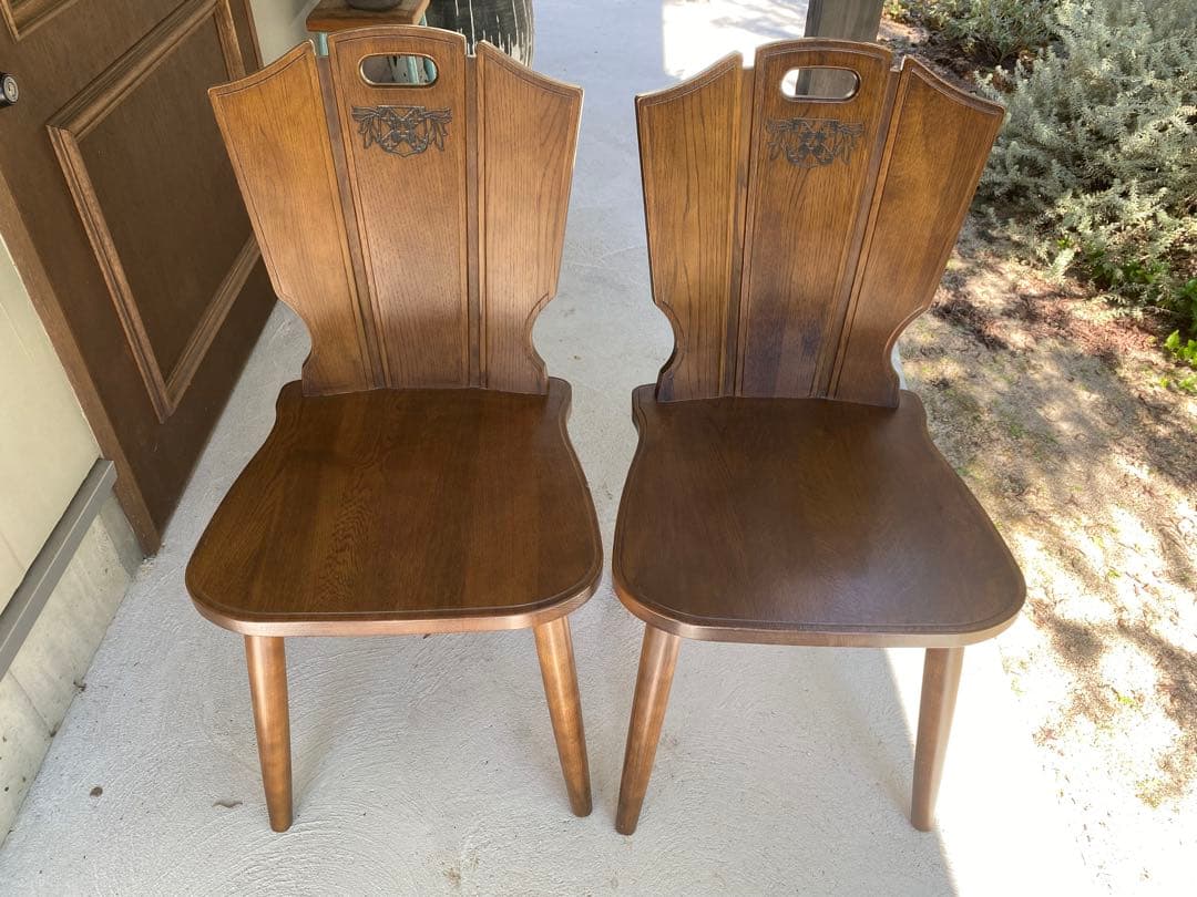 カリモク オールドカリモク ダイニングチェア 2脚セット 木製 椅子