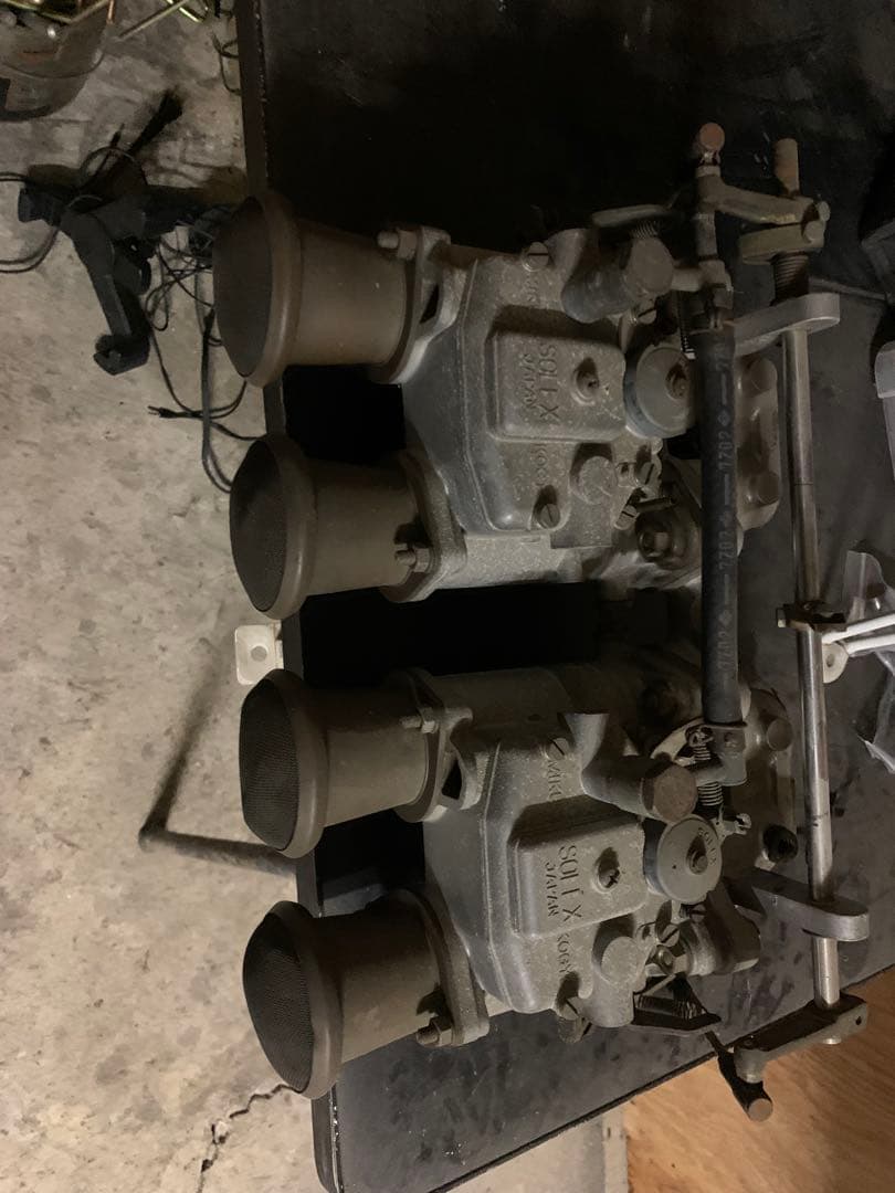 Solex 2基キャブレター インマニセット