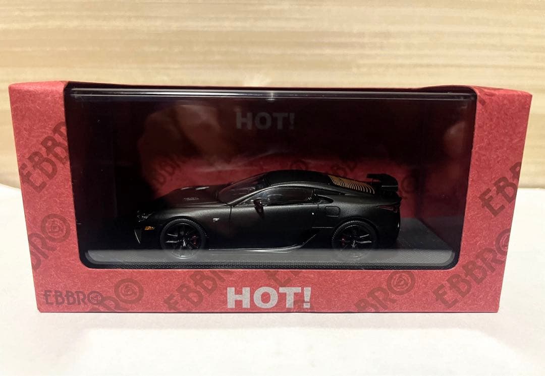 EBBRO1/43 レクサス LFA F.BLACK 44517