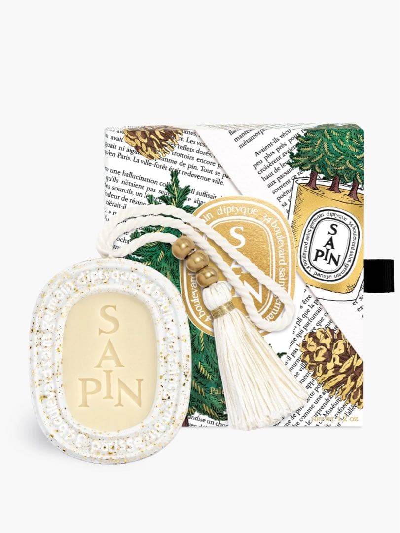 【新品未使用】 diptyque ディプティック 香りのオーバル サパン