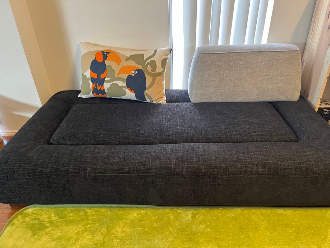 グラード　ソファ　自由自在　モダン　マリメッコのクッションカバー付き